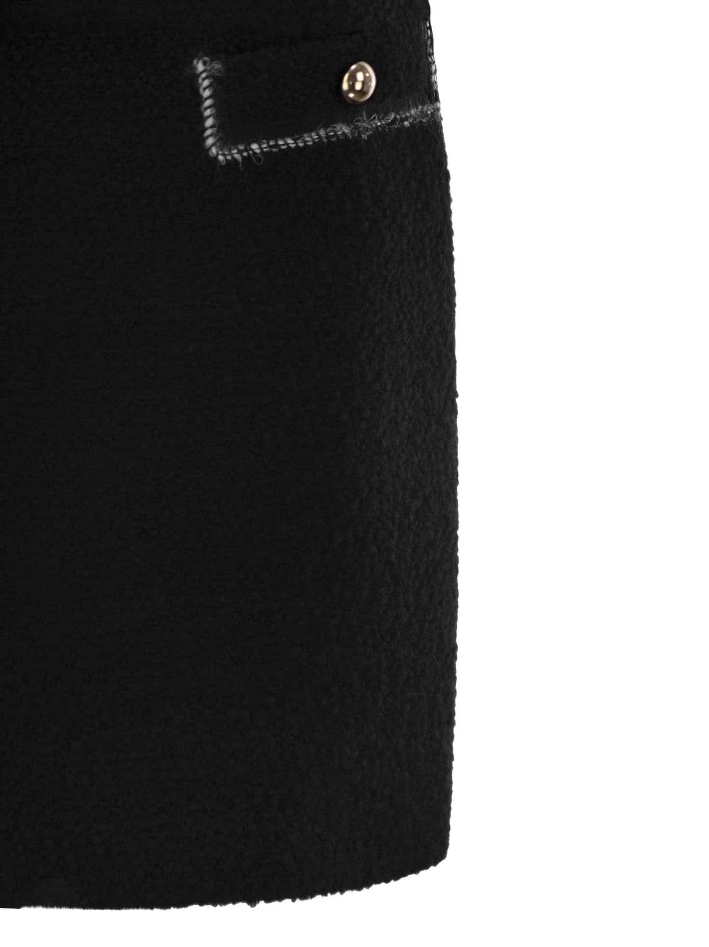 Fay Women Wool Short Skirt
