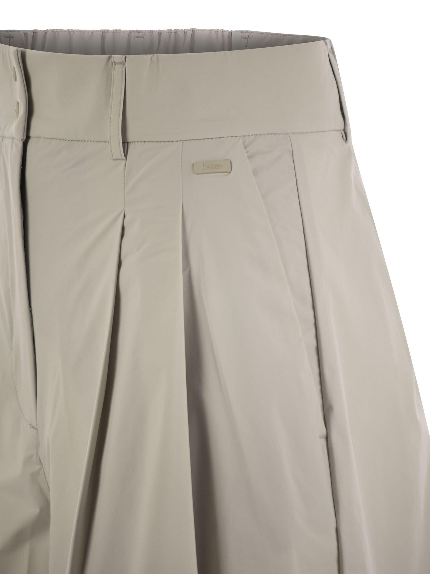 Herno Women Stretch Nylon Shorts