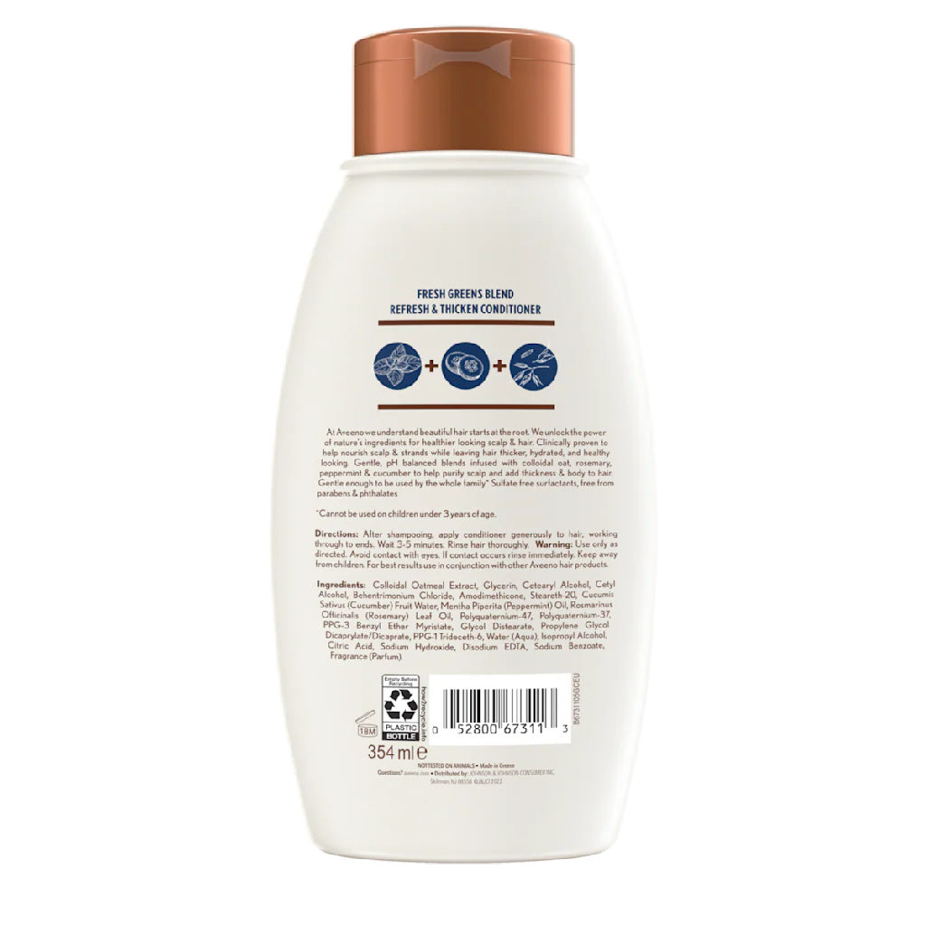Aveeno Scalp Soothing Fresh Greens Blend Conditioner 12 fl. Oz