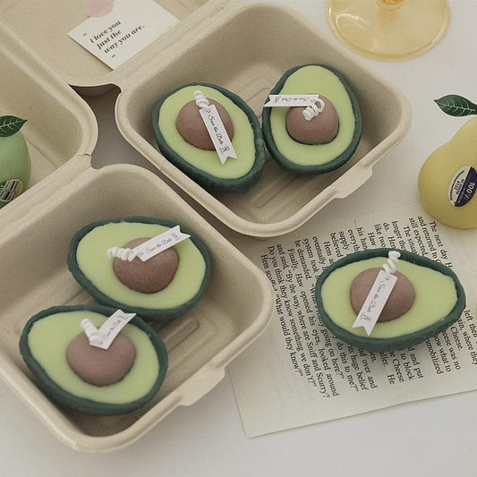 Avocado Candle Paraffin Scented Candles for Birthday Wedding Photography Home Decoration Scented Candles Paraffin Wax Candle