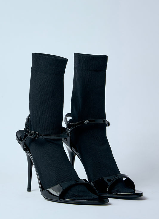 Balenciaga Women Avenue Sock 110Mm Heel Sandals