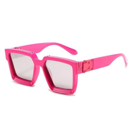 Black Vintage Design Sunglasses Luxury Design Stylish Classic Sunglasses For Women Fashionable Trending Rectangle Shape Sunglasses For Ladies Summer UV400 Shades For Female