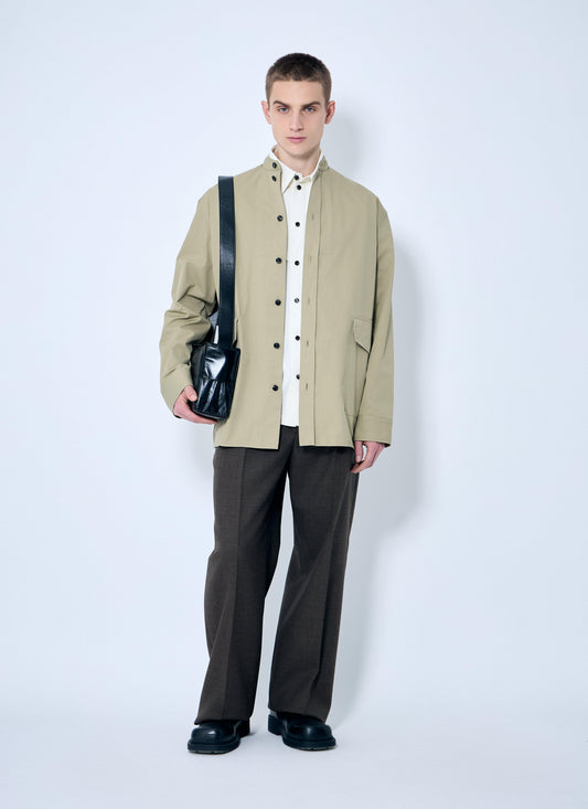 Bottega Veneta Men Light-Cotton Twill Overshirt