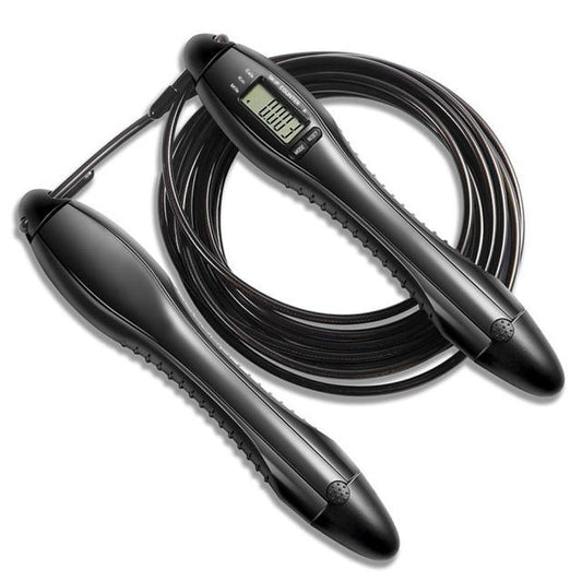 Built-in Rolling Pin Counter Jump Rope Skipping Rope Speed Rope For Boxing Jumping Training Lose Weight Fitness Digital Weight Calories Time Setting Skipping Rope With Counter For Indoor And Outdoor Exercise