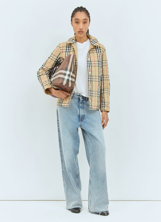 Burberry Women Reversible Quilted Nylon Jacket