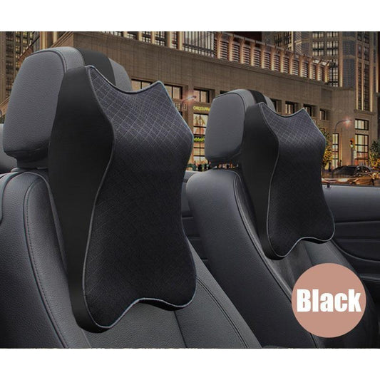 Car Neck Pillow Adjustable Head Restraint 3D Memory Foam Car Neck Support Pillow Neck Pain Relief Auto Headrest Travel Pillow Neck Support Holder Seat Pillow Adjustable Car Neck Pillow Premium Interior Accessories Headrest Support for Driver
