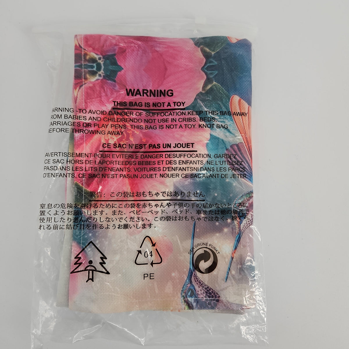 Linen Table Runner, Floral Print, 33 × 178 cm