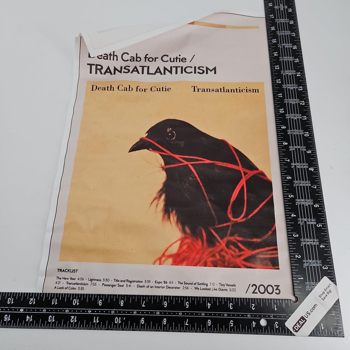 Death Cab for Cutie Transatlanticism Album Art Print, 12 x 18 in