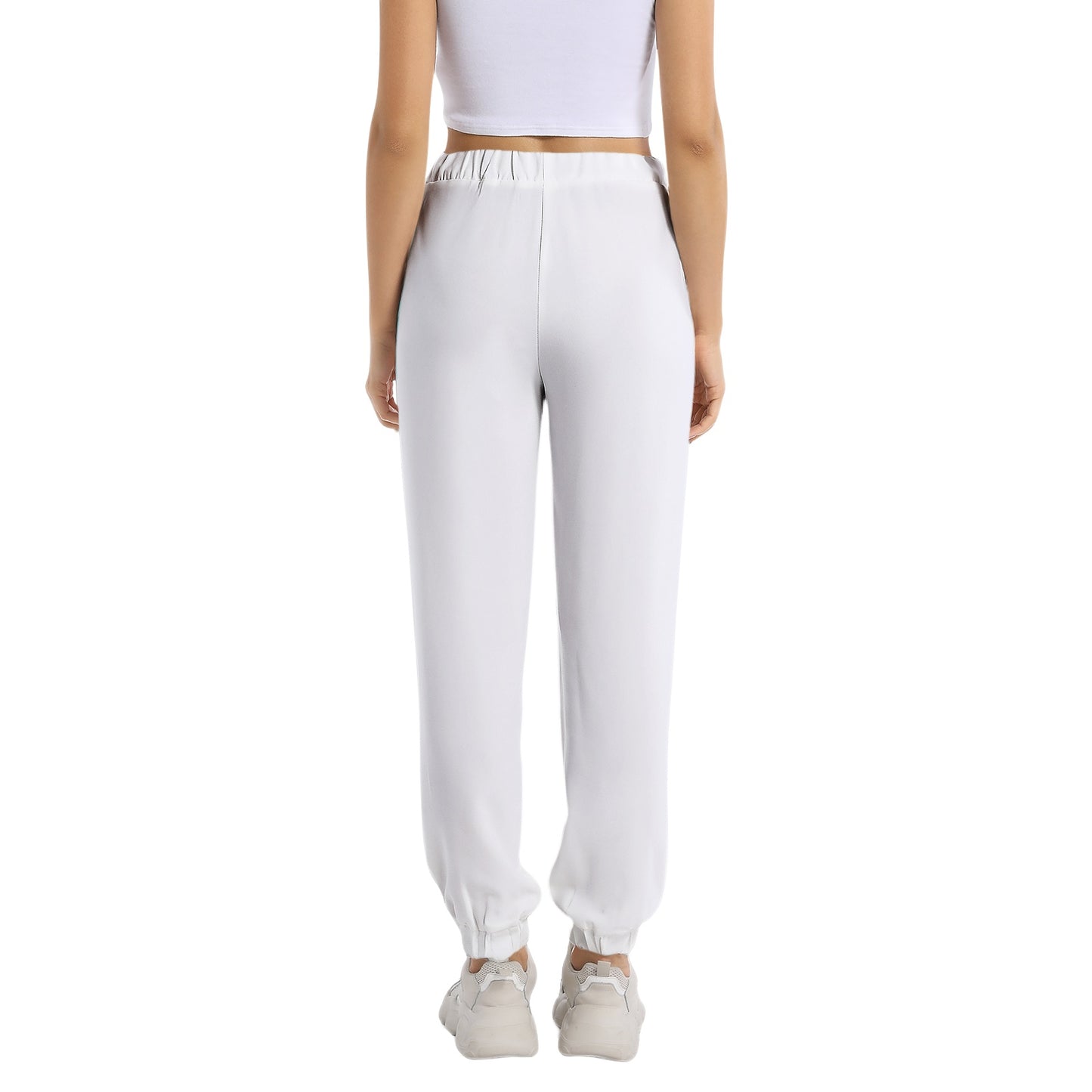 QE Sovereign Women Elastic Waist Tapered Sweatpant