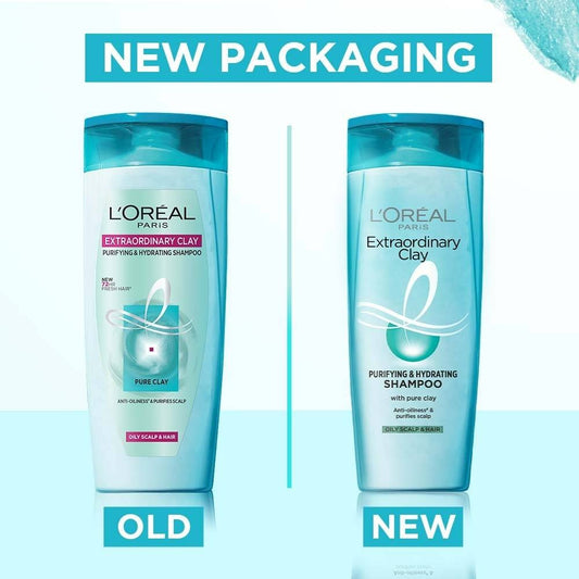 L'Oreal Paris Extraordinary Clay Purifying & Hydrating Shampoo