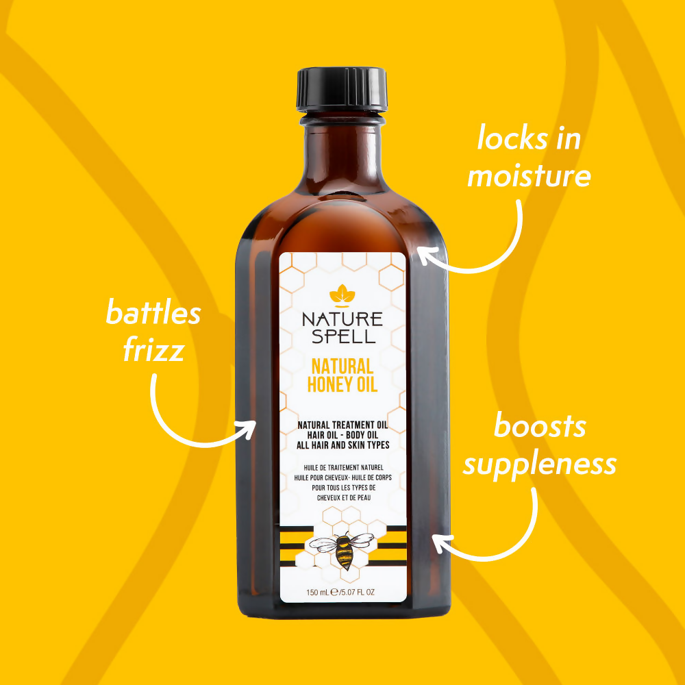 Nature Spell Natural Honey Oil For Hair & Body