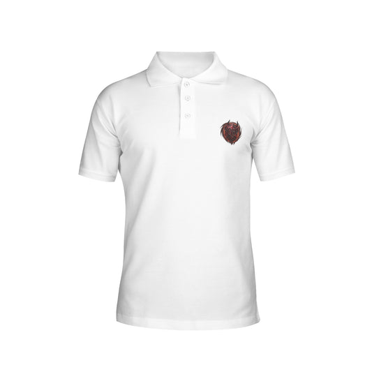 QE Diablo Men's All-Over Print Polo Shirts