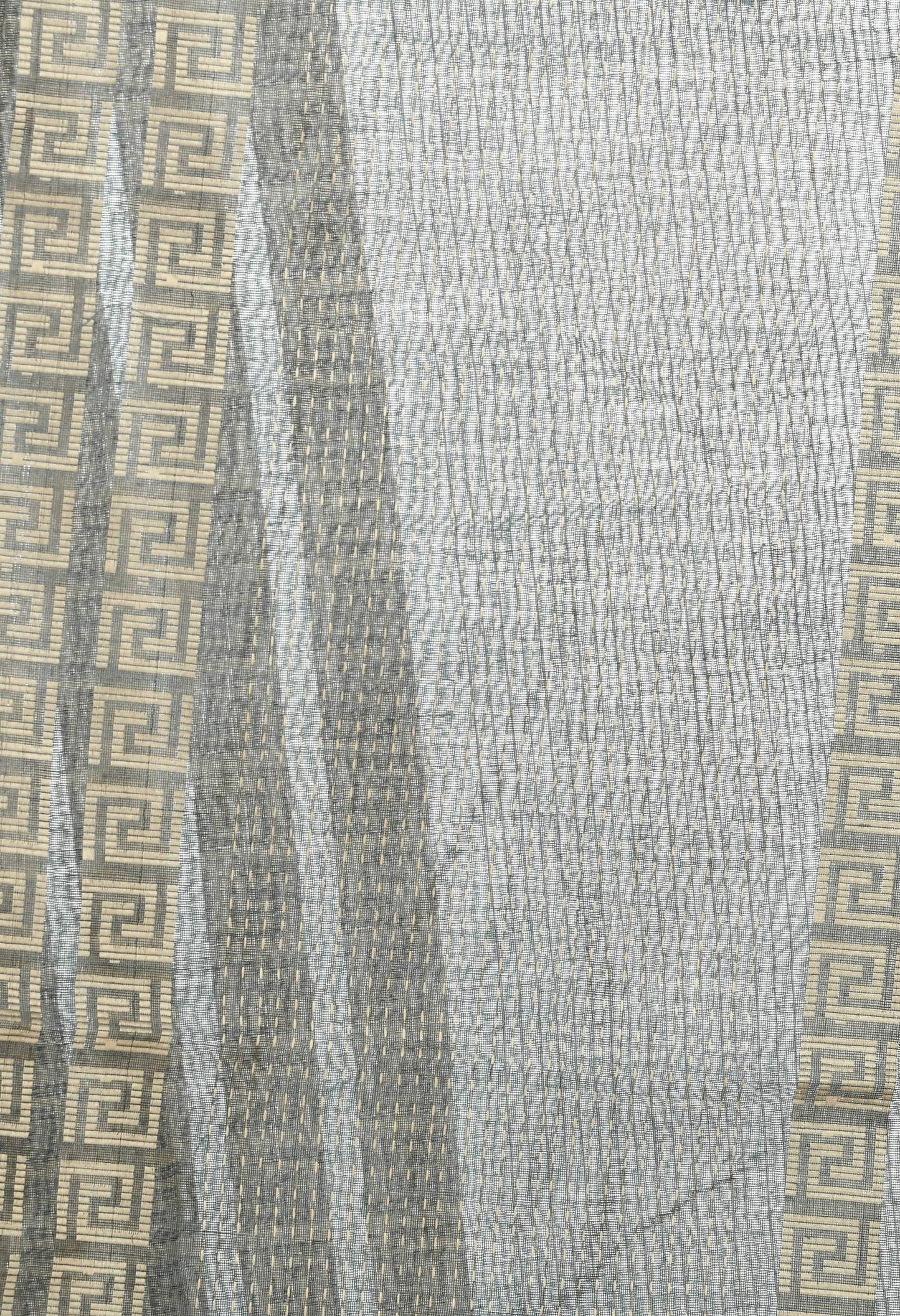 Mominos Fashion Moeza Handloom Cotton Grey Dupatta For Women