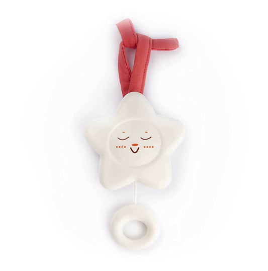 Braintastic Melodious White Star with Soft Rounded Shapes for New Born Babies