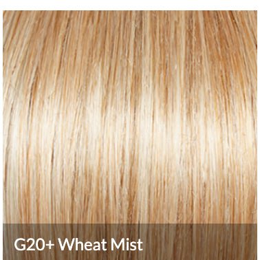 Gabor Instinct Luxury Short Wavy Shag Wig with Extended Lace Front by Hairuwear, Petite Average Size Cap, G20+ Wheat Mist