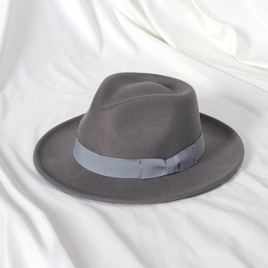 Gentleman New Fashion Men Fedoras Hat Jazz Hat With Bow Tie Fedora Hats Fashionable Classic Wide Brim Hat Elegant Soft Outdoor Cap Casual Hat For Daily Wear