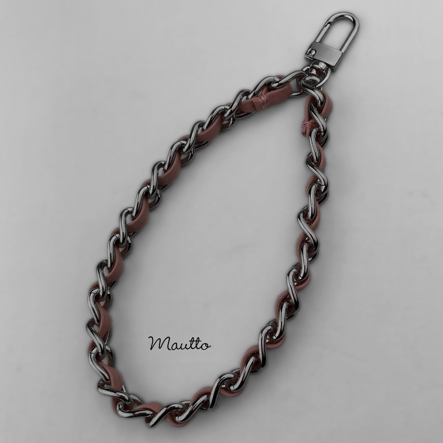 Luxury Wrist Strap for WOC, Clutch, SLGs, Wallet, Keys - Genuine Leather Woven-in by Hand