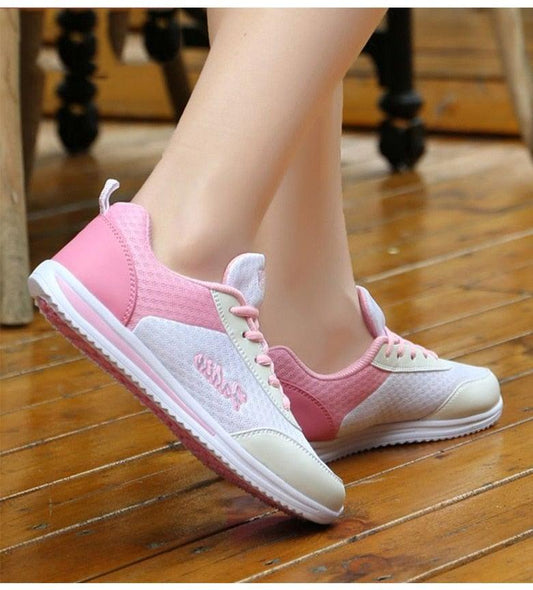 Spring Summer Breathable Women Casual Trainers Running Sneakers