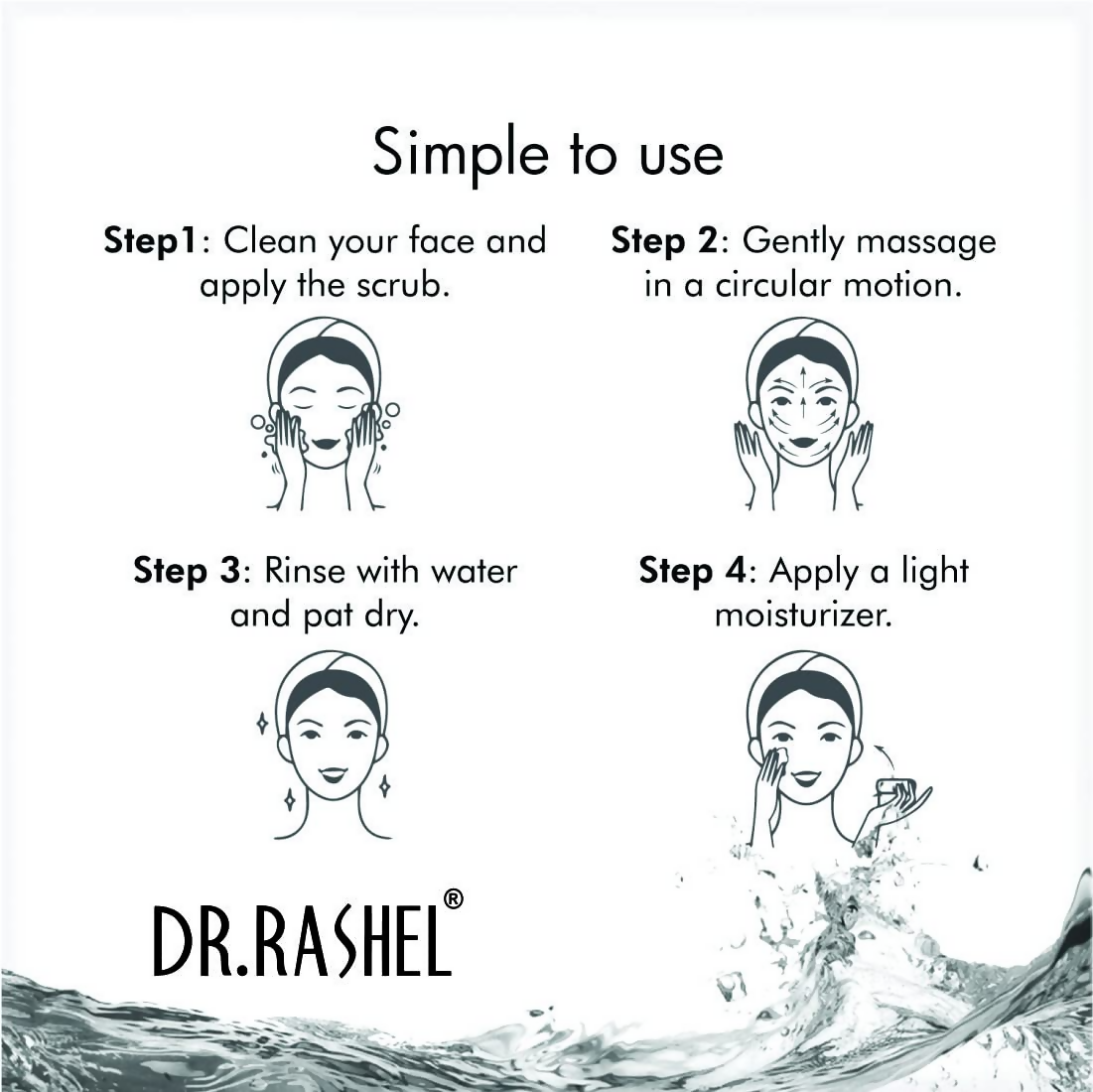 Dr.Rashel Orange Scrub For Face And Body