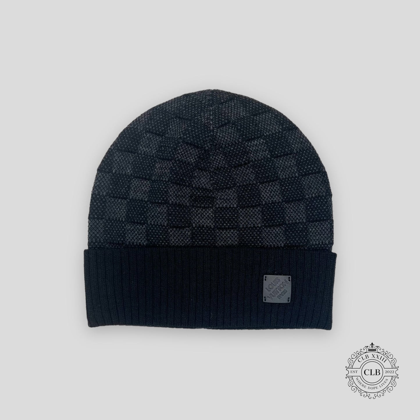 LOUIS VUITTON PETIT DAMIER HAT - BLACK