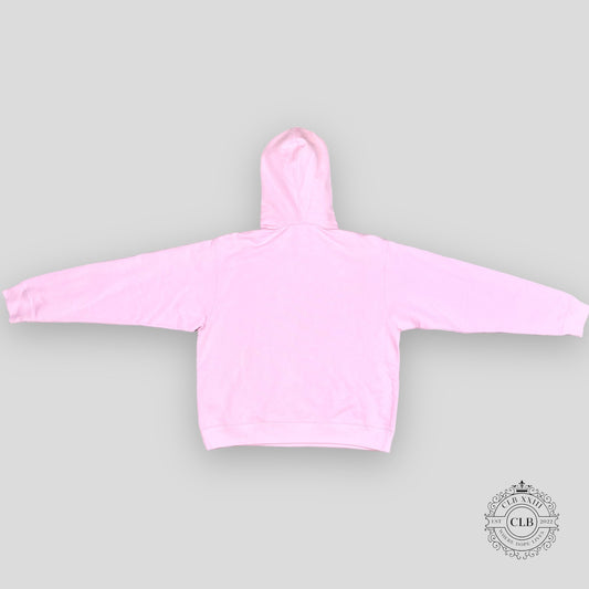 Gucci X The North Face Web Print Hoodie in Pink