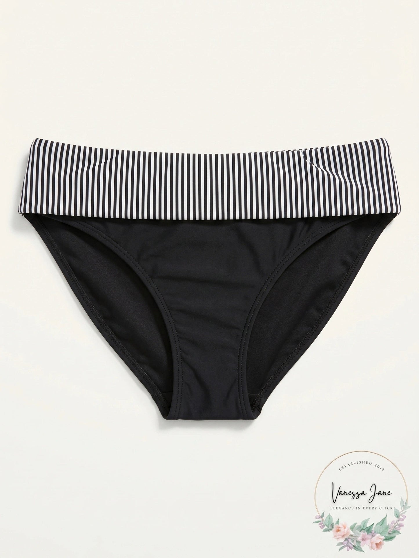 Bleu Rod Beattie Fold-Over Bikini Bottoms, Size 14