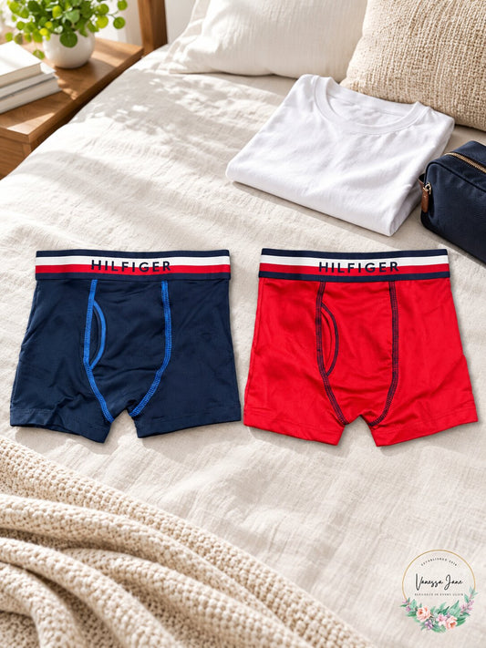 Tommy Hilfiger Boys Boxer Brief Performance Pack of 2, Size XXS