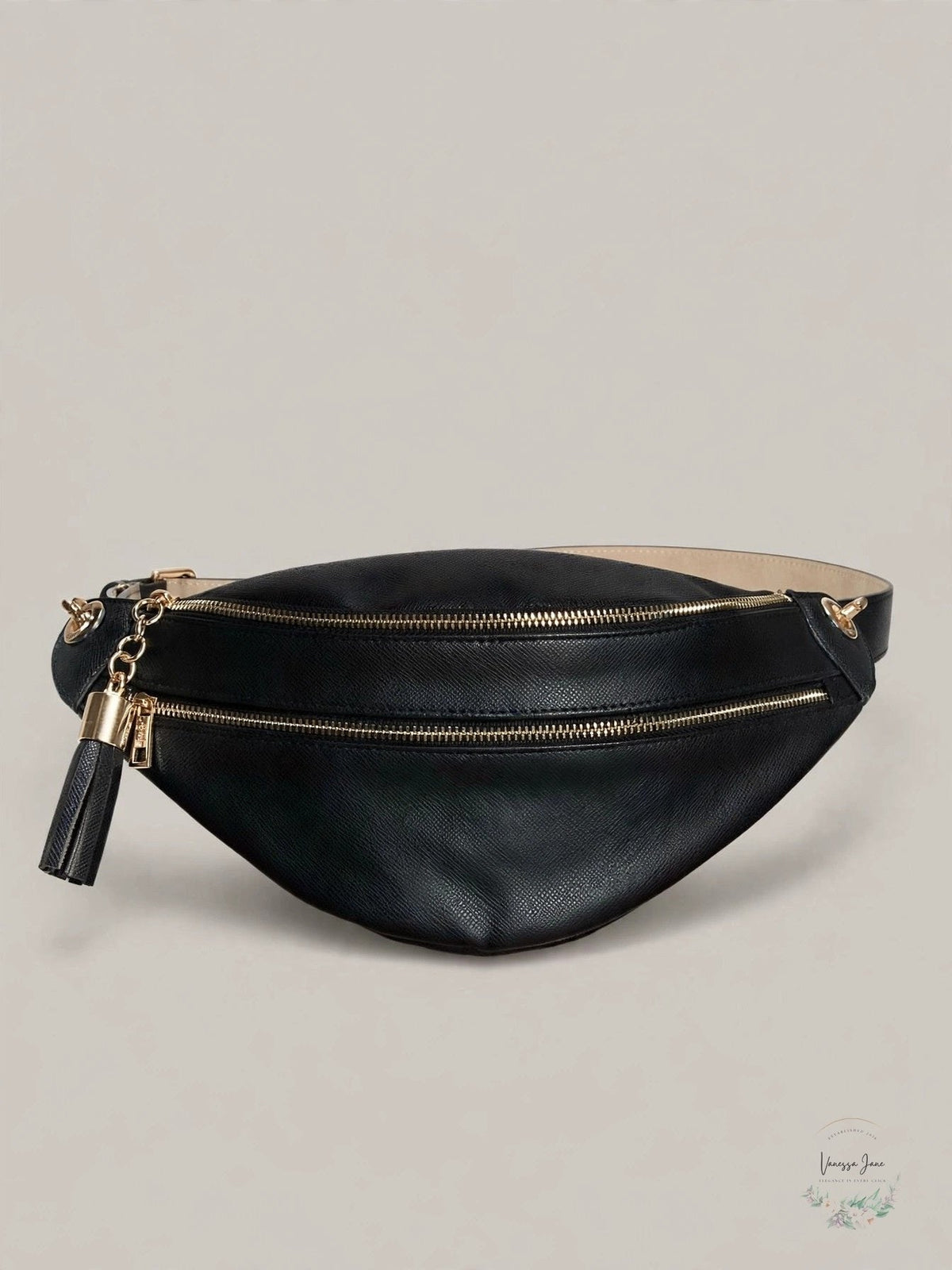 I.n.c. Saffiano Faux Leather Belt Bag