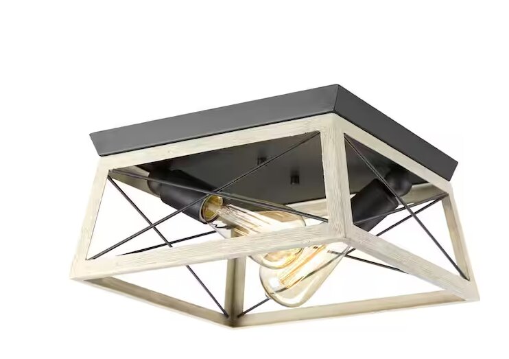 Briarwood Collection Two-light Flush Mount