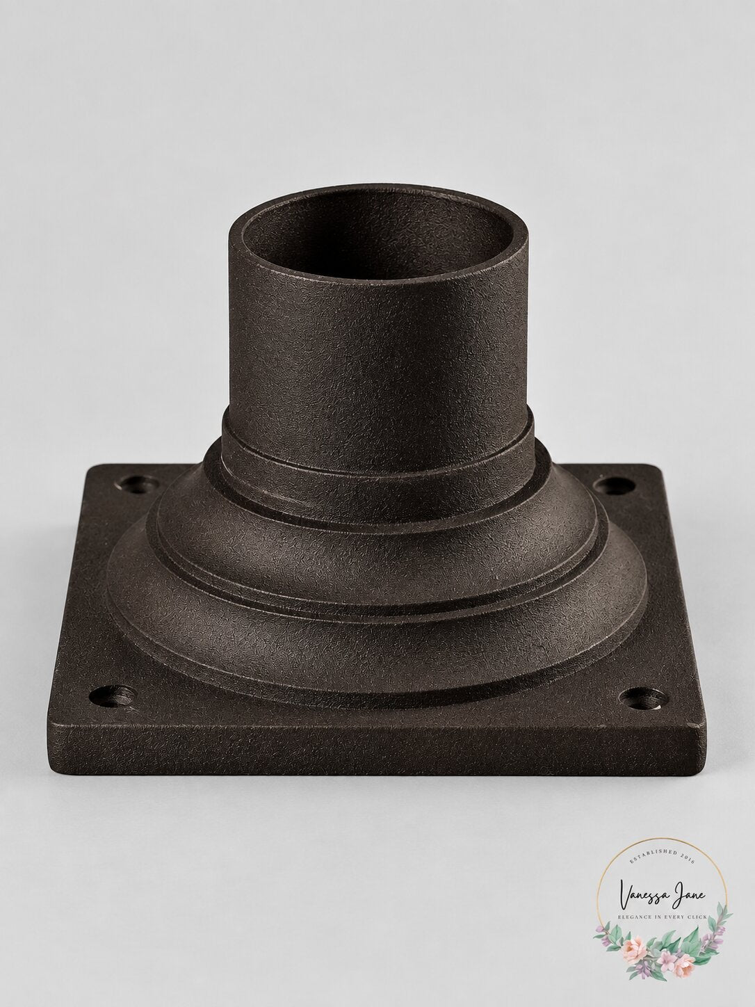 Z-Lite 533PM-ORBZ Outdoor Pier Mount with Oil Rubbed Bronze Finish, Aluminum Mat