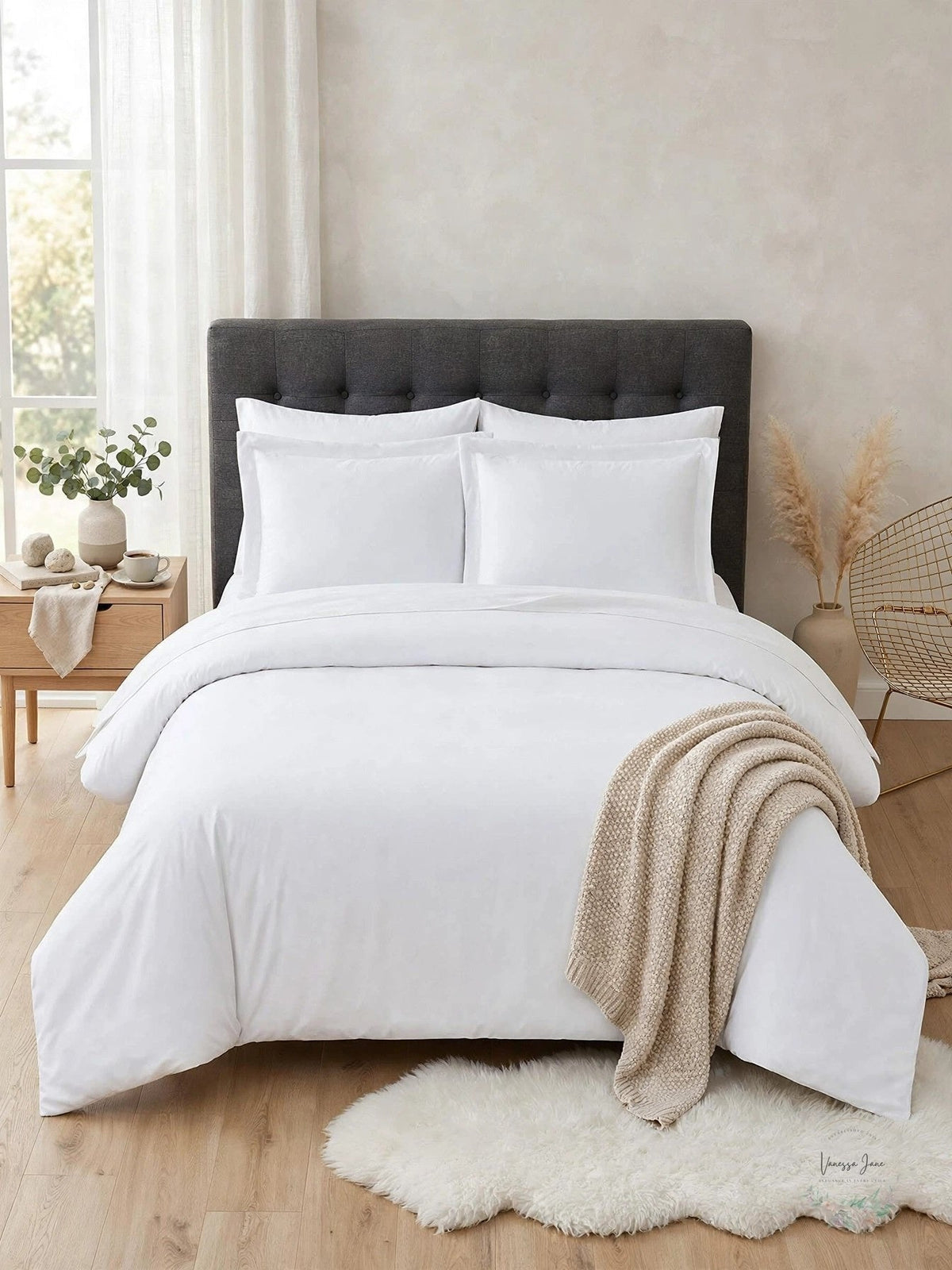 Truly Calm Antimicrobial 3 Piece Duvet Set, Full/Queen