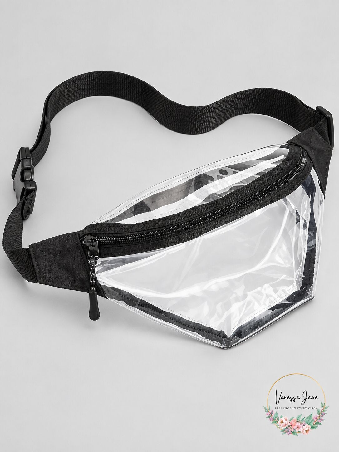 Bespoke Mens Clear Waist Pack - Clear