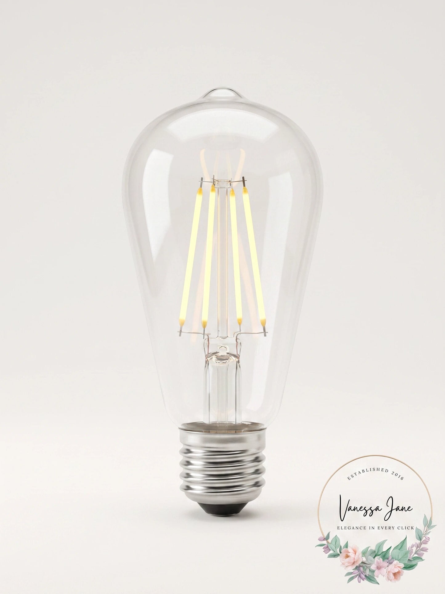 Progress Lighting Single 7 Watt Dimmable ST19 Medium (E26) LED Bulb