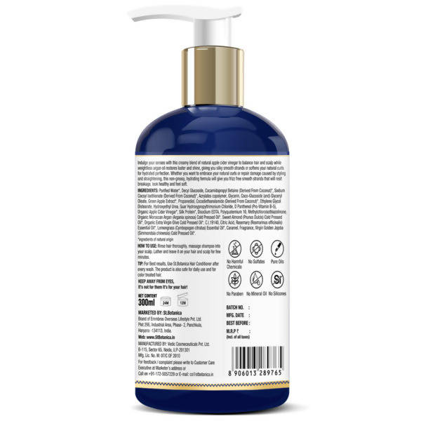 St.Botanica Apple Cider Vinegar And Organic Argan Hair Shampoo