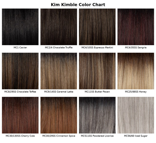 Kim Kimble 21" Straight Claw Clip Pony