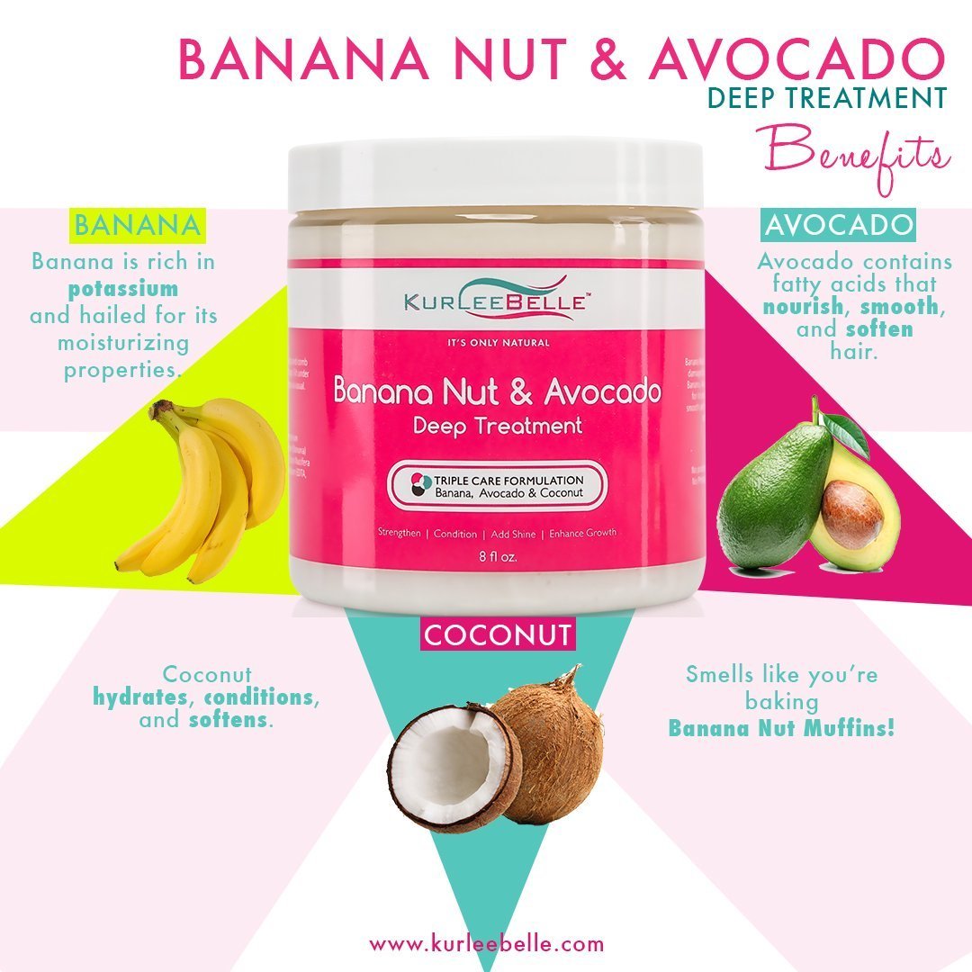 KurleeBelle Banana Nut & Avocado Deep Treatment