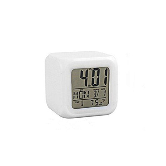 LED Digital Smart Alarm Clock Electronic Desktop Clocks LCD Display Showing Time Alarm Date Bedside Alarm Clocks with Snooze for Bedroom Kitchen Office Battery Operated Watch Table Electronic Desktop Clocks USB Wake Up Clock Wake Up Time