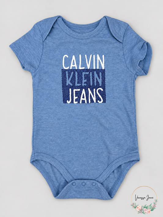 Calvin Klein Baby Boys Bodysuit-Size 18 Months