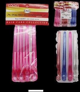 LQQKS 4.75"/12CM SNAG FREE SECTIONING CLIP ASST