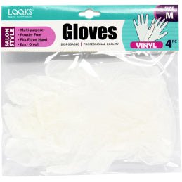 LQQKS VINYL GLOVES 4PC