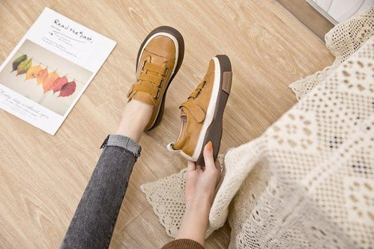 Luxury Leather New Genuine Casual Women Fashion Sneakers