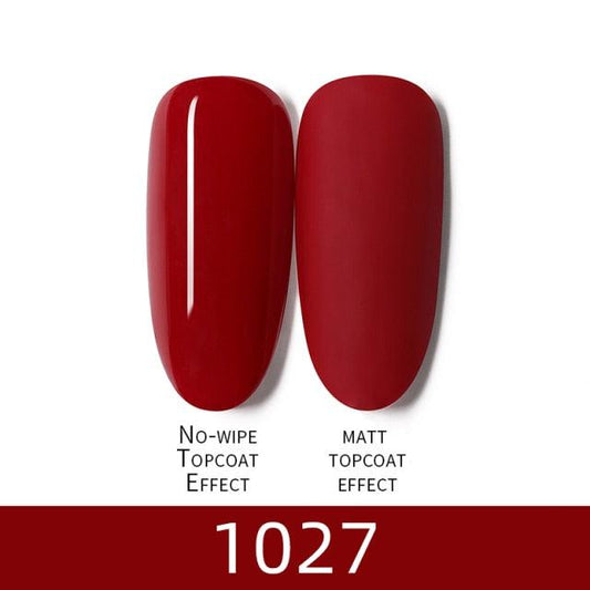 Luxury Modern Women Red 7ml UV Gel Nail Polish Set 8 Luxury Colors Elegant Manicure Nail Salon Stylish Design For Girls and Ladies