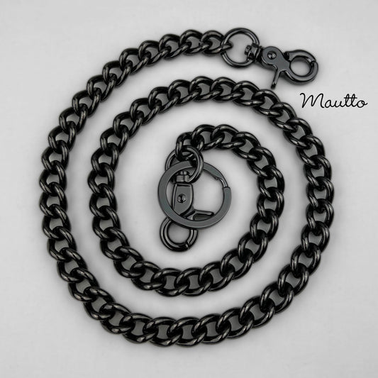 Heavy-duty Wallet Chain / Key Tether - Standard & Long Lengths - Removable Keyring