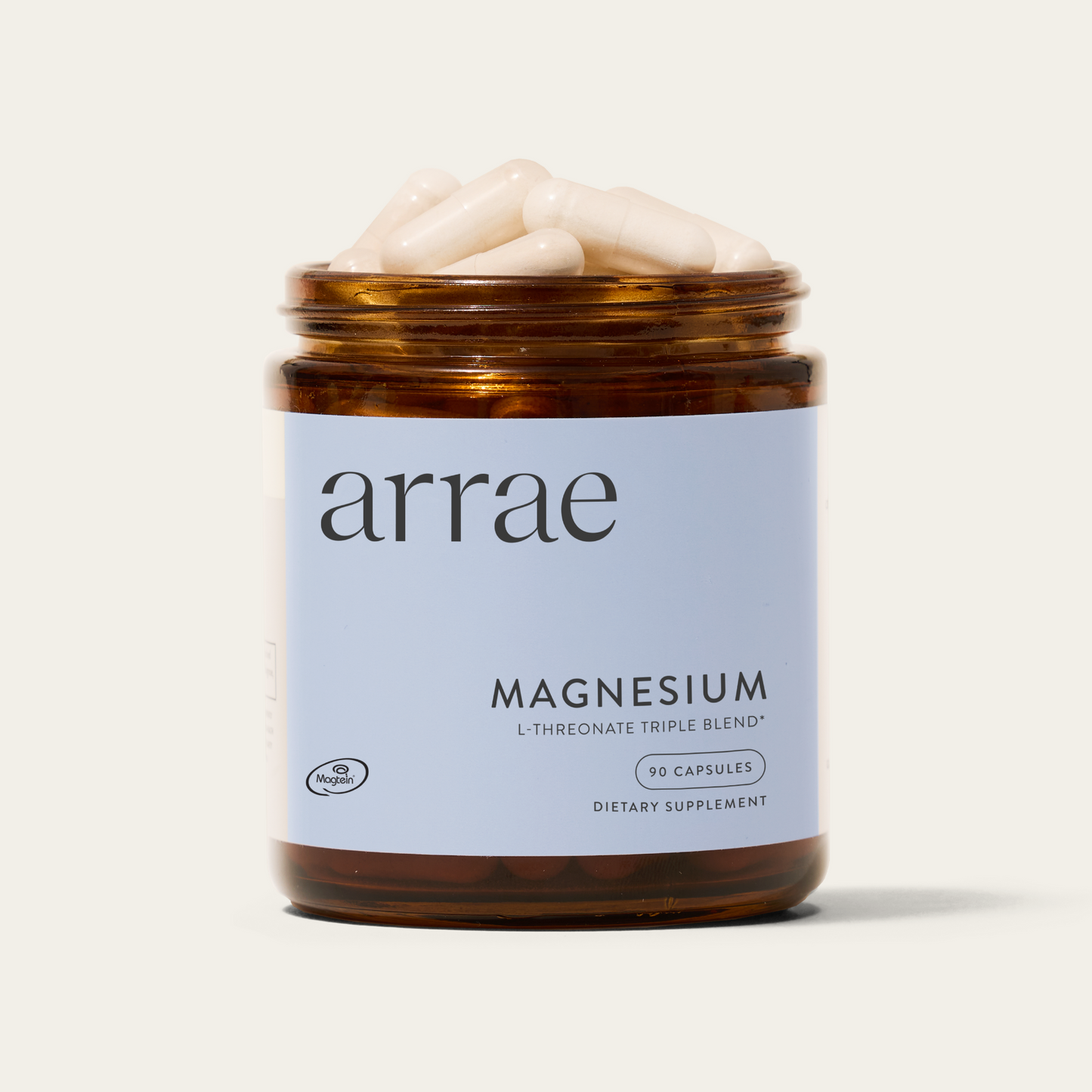 Arrae Magnesium Triple Blend, Glycinate, Citrate & L-Threonate, 90 Capsules