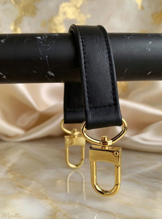 Leather Top Handle for LV Noe, Neo, Odeon & more - 12 inch Length, 1 inch (25mm) Wide - No Rivets - Modern Colors Collection