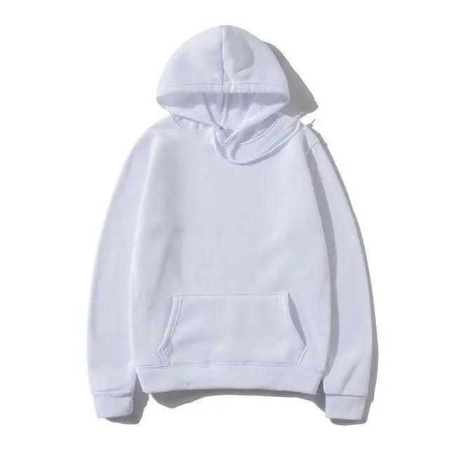 Hoodies Sweatshirts Fashion Solid Color Red Black Gray Pink Hoodie Fleece Winter Sports Casual Loose