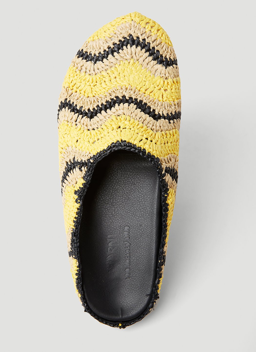 Marni X No Vacancy Men Fussbet Sabot Raffia Mules
