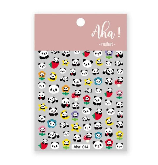 Nail Glue Stickers Stars Moon Cartoon Rabbit Panda Flower Nail Decoration Decals Nail Sticker Nail Art Decorations Design Decoration Acrylic Nail Supplies Designer Nail Decorations for Women Girls Kids 3D Nail Art Stickers Decals