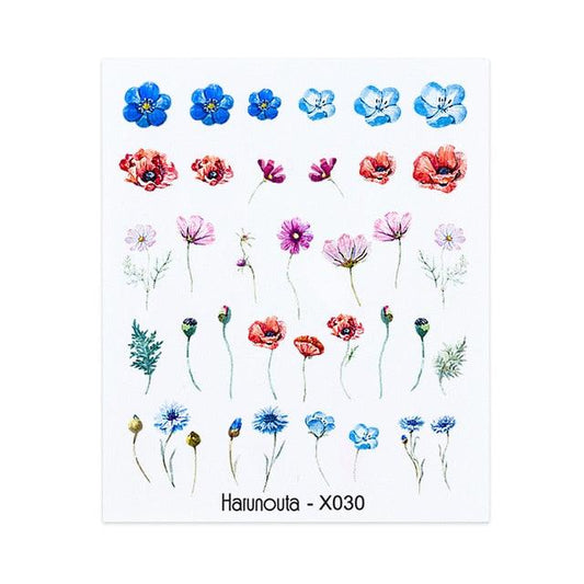 Nails Sticker Nail Art Decorations Flowers Leaves Decals Water Transfer Sliders Woman Face Fruit Foil Manicures Wraps Water Transfer Nail Decals Sticker For Pretty Girl Self-Adhesive Nail Decals Designer Nail Stickers for Acrylic Decal