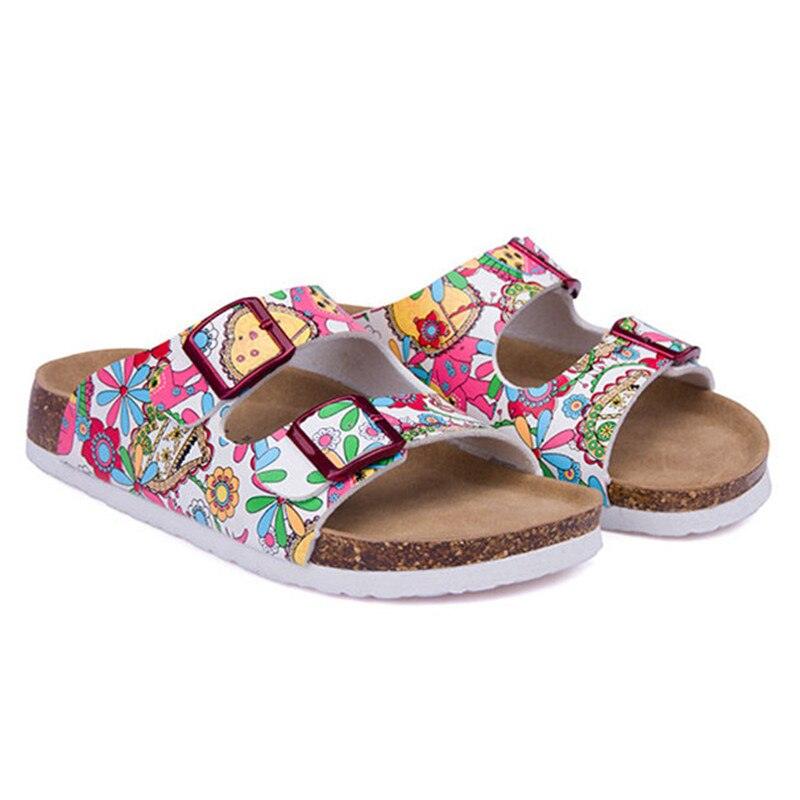 New Summer Beach Slippers Casual Double Buckle Non-slip Clogs